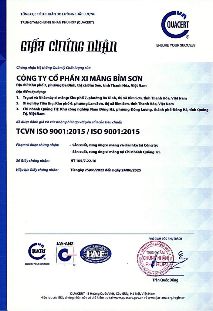 CÔNG TY CỔ PHẦN XI MĂNG MIỀN TRUNG